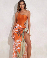 Beaded Monikini and Sarong Set